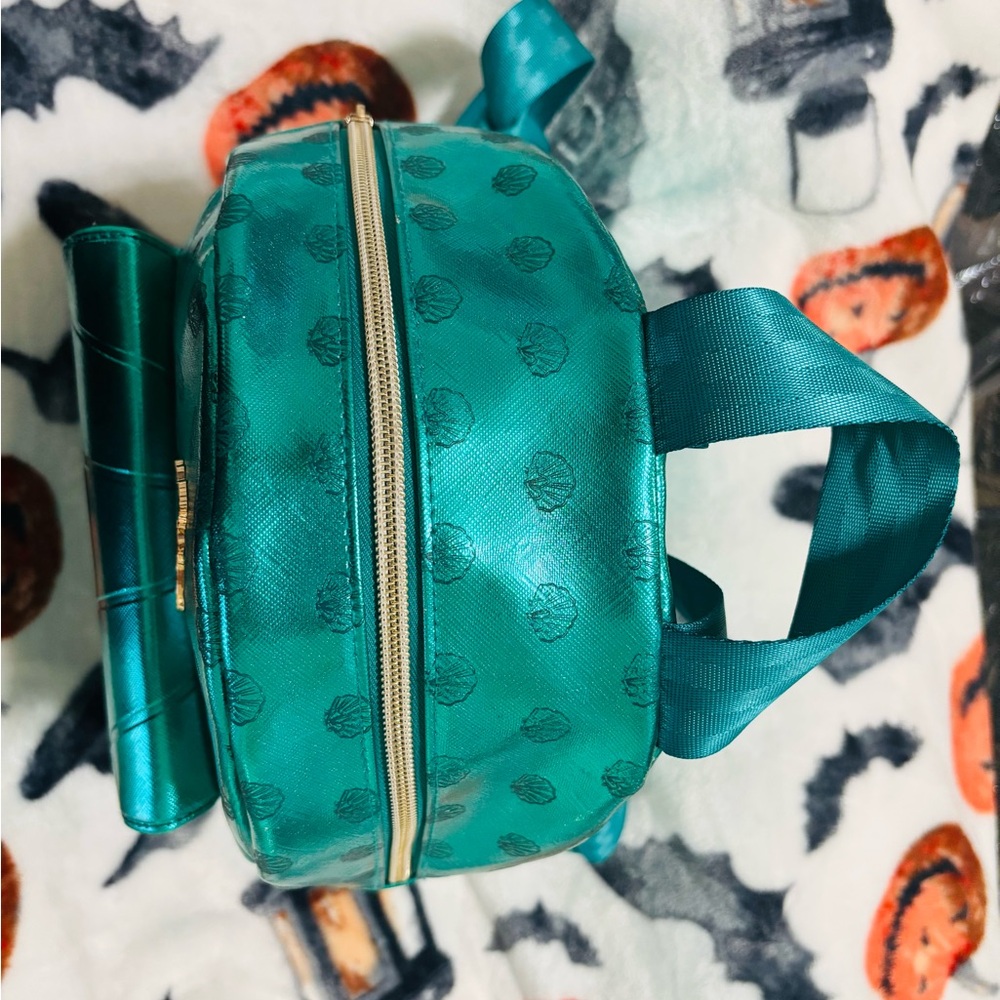 Teal Mermaid Mini Backpack - Picture 3 of 8